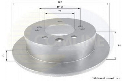 COMLINE adc2406 -  Тормозной диск