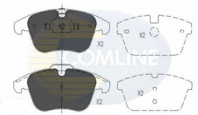 COMLINE cbp06036 -  Комплект тормозных колодок, дисковый тормоз