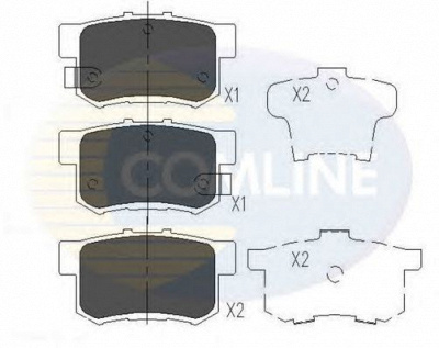 COMLINE cbp36049 -  Комплект тормозных колодок, дисковый тормоз
