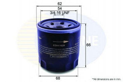 COMLINE cdh11631 -  Масляный фильтр
