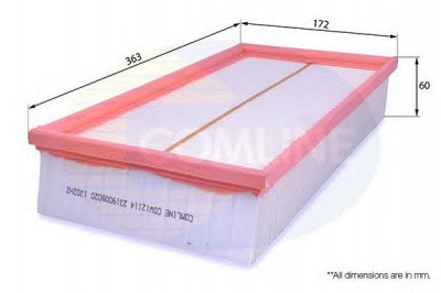 COMLINE cdw12114 -  Воздушный фильтр