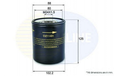 COMLINE ciz11491 -  Масляный фильтр