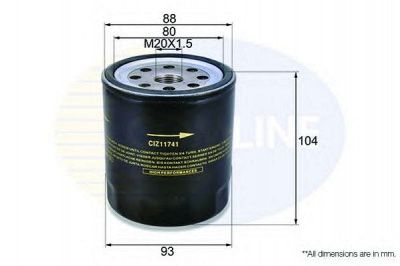 COMLINE ciz11741 -  Масляный фильтр