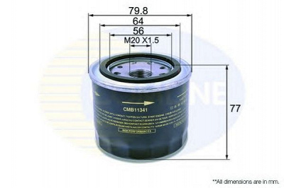 COMLINE cmb11341 -  Масляный фильтр