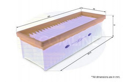 COMLINE eaf801 -  Воздушный фильтр