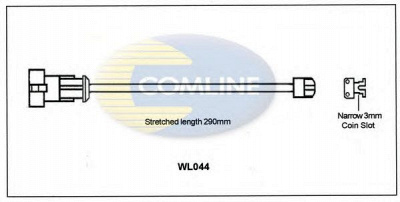 COMLINE wl044 -  Сигнализатор, износ тормозных колодок