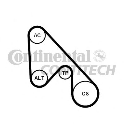 CONTITECH 5pk1145k1 -  Поликлиновой ременный комплект