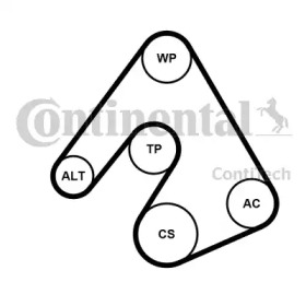 CONTITECH 5pk1207k1 -  