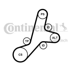 CONTITECH 6pk1345k1 -  