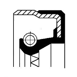 CORTECO 01031574b -  Уплотняющее кольцо, дифференциал