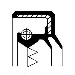 CORTECO 01033845b -  Уплотняющее кольцо, дифференциал