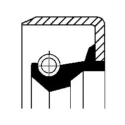 CORTECO 01034689b -  Уплотняющее кольцо, дифференциал