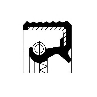 CORTECO 07016683b -  Уплотняющее кольцо, ступица колеса
