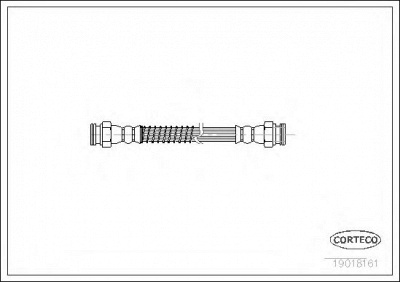 CORTECO 19018161 -  Тормозной шланг