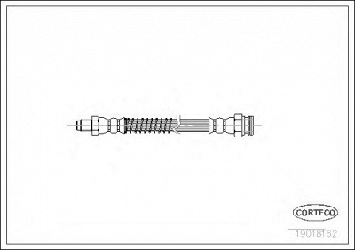 CORTECO 19018162 -  Тормозной шланг