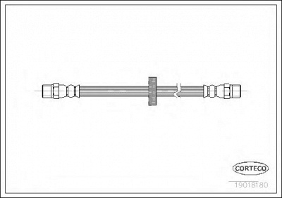 CORTECO 19018180 -  Тормозной шланг