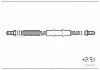 CORTECO 19018458 -  Тормозной шланг