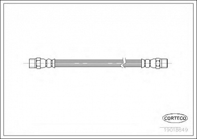 CORTECO 19018649 -  Тормозной шланг