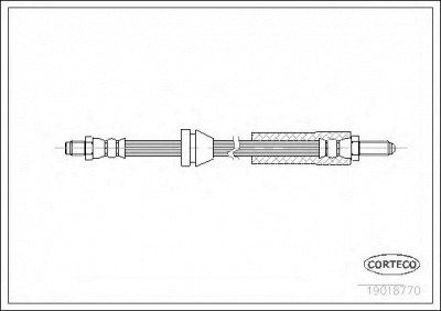 CORTECO 19018770 -  Тормозной шланг