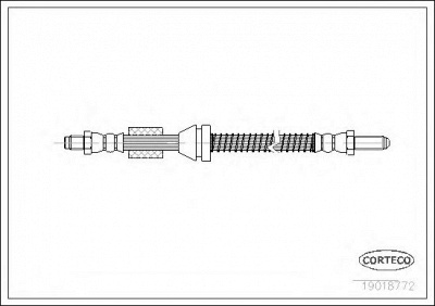 CORTECO 19018772 -  Тормозной шланг