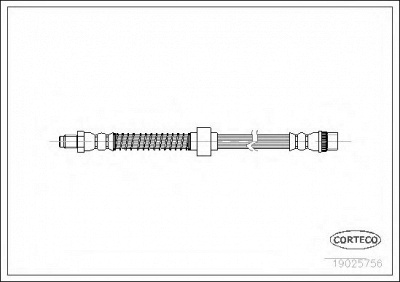 CORTECO 19025756 -  Тормозной шланг