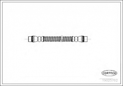 CORTECO 19025762 -  Тормозной шланг