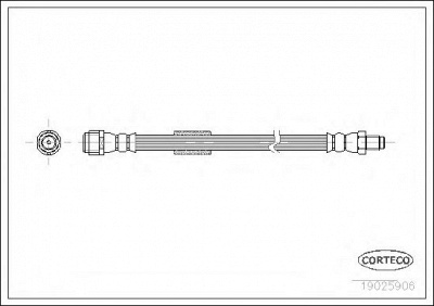 CORTECO 19025906 -  Тормозной шланг