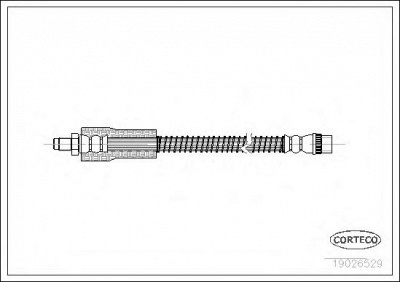 CORTECO 19026529 -  Тормозной шланг