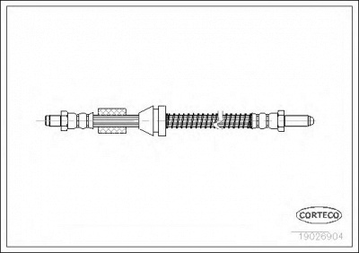 CORTECO 19026904 -  Тормозной шланг