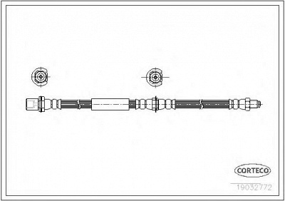 CORTECO 19032772 -  Тормозной шланг