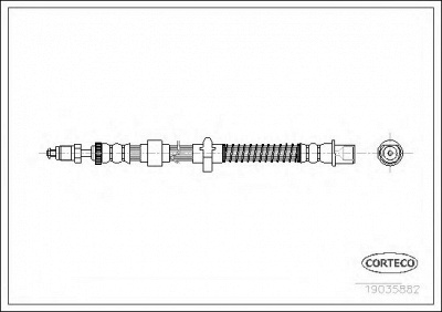 CORTECO 19035882 -  Тормозной шланг