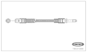 CORTECO 19037266 -  Тормозной шланг