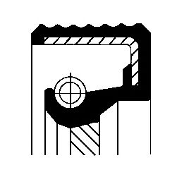 CORTECO 20019852b -  Уплотняющее кольцо, коленчатый вал