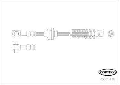 CORTECO 49371485 -  Тормозной шланг