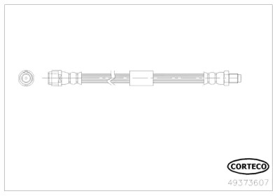 CORTECO 49373607 -  Тормозной шланг