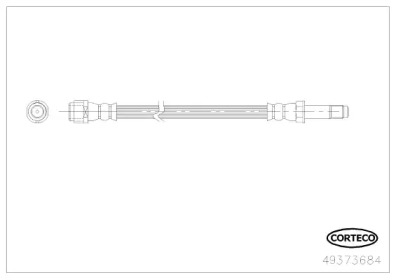CORTECO 49373684 -  Тормозной шланг