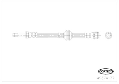 CORTECO 49374177 -  Тормозной шланг