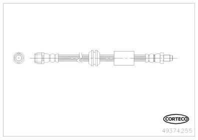 CORTECO 49374255 -  Тормозной шланг