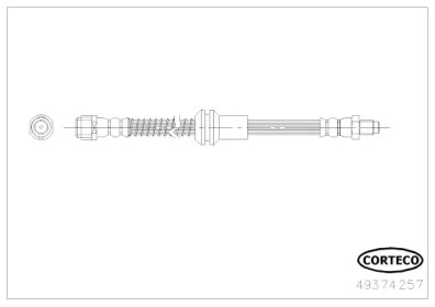 CORTECO 49374257 -  Тормозной шланг