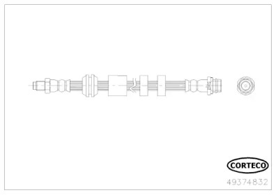 CORTECO 49374832 -  Тормозной шланг