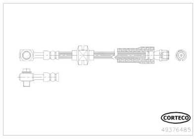 CORTECO 49376485 -  Тормозной шланг