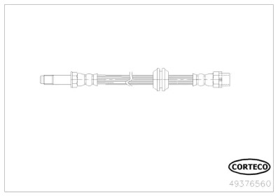 CORTECO 49376560 -  Тормозной шланг