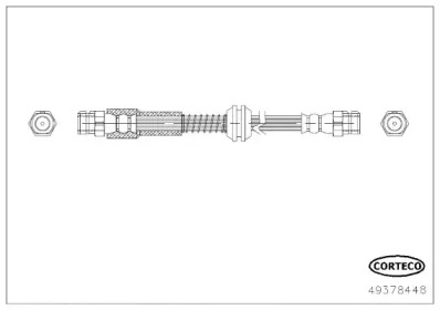 CORTECO 49378448 -  Тормозной шланг
