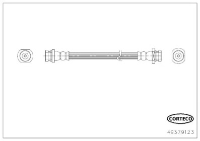 CORTECO 49379123 -  Тормозной шланг