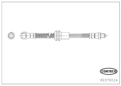 CORTECO 49379124 -  Тормозной шланг
