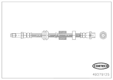 CORTECO 49379135 -  Тормозной шланг