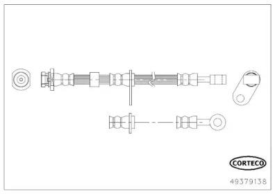 CORTECO 49379138 -  Тормозной шланг