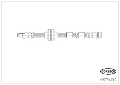 CORTECO 49379250 -  Тормозной шланг