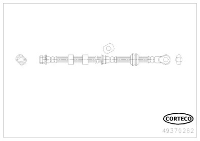 CORTECO 49379262 -  Тормозной шланг