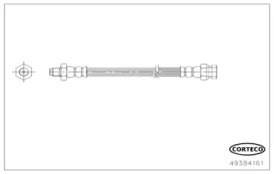 CORTECO 49384161 -  Тормозной шланг